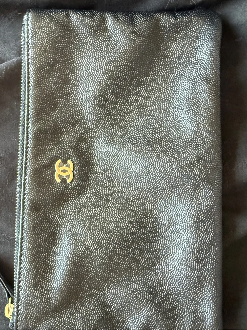 Chanel 25 Black, Medium, Antique Gold Hardware